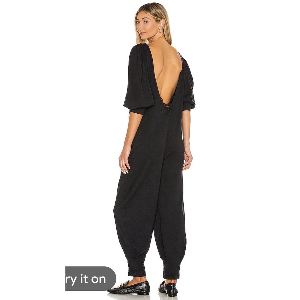 Free People Jackie One Piece Jumpsuit Size Small Pockets NWT 100% Cotton